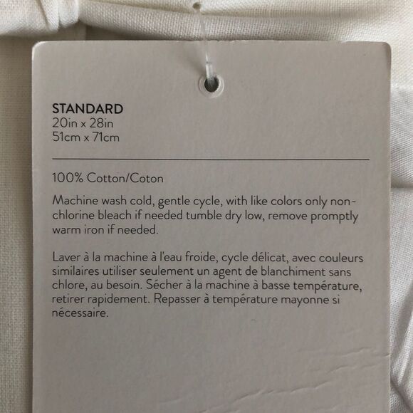 NWT Nordstrom at Home Standard Selene Sham - white - Picture 3 of 5